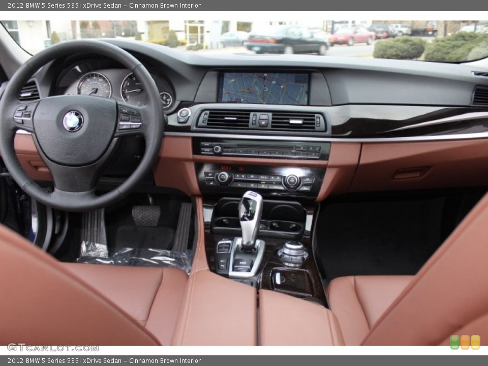 Cinnamon Brown Interior Dashboard for the 2012 BMW 5 Series 535i xDrive Sedan #76968296