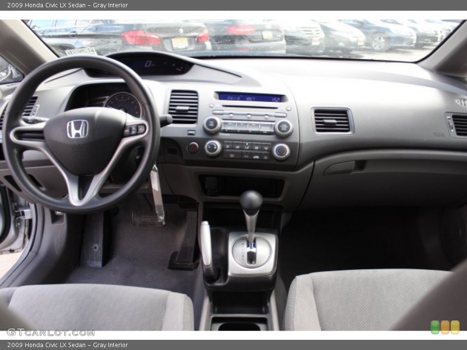 Gray Interior Dashboard for the 2009 Honda Civic LX Sedan #76968595