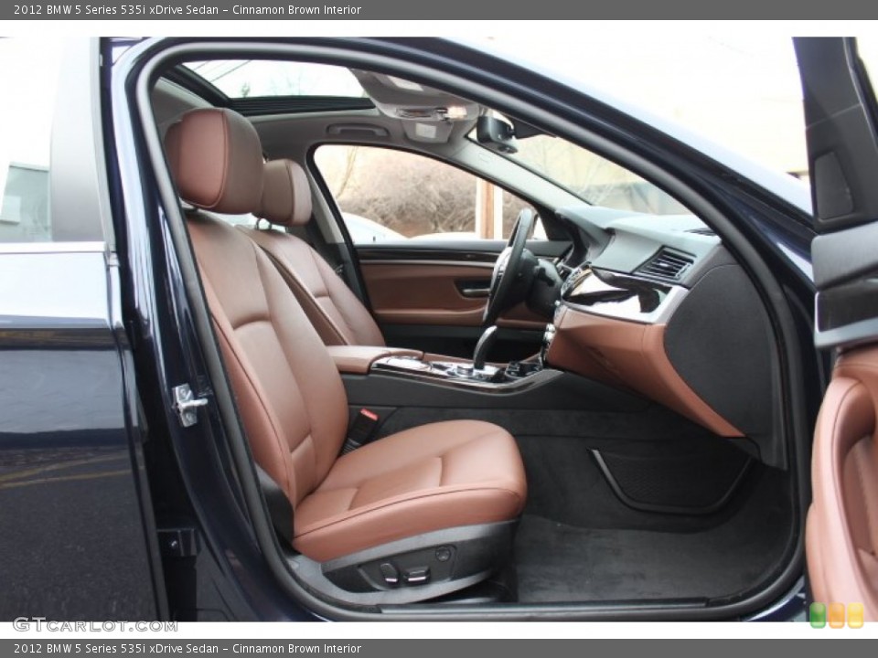 Cinnamon Brown Interior Photo for the 2012 BMW 5 Series 535i xDrive Sedan #76968716