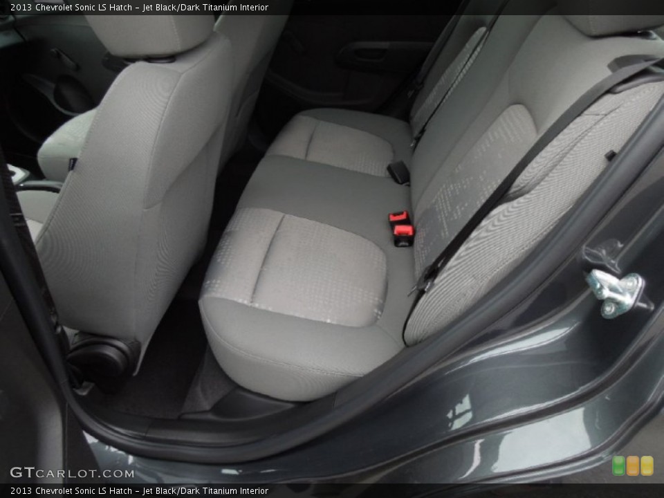 Jet Black/Dark Titanium Interior Rear Seat for the 2013 Chevrolet Sonic LS Hatch #76969096