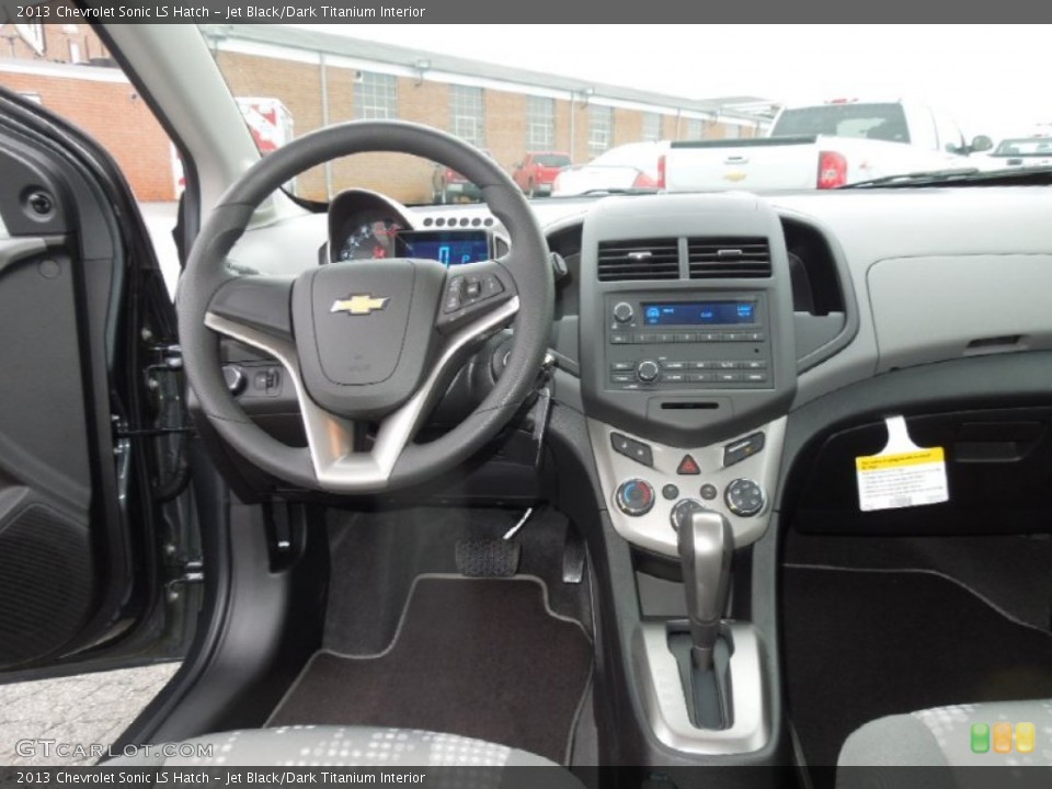 Jet Black/Dark Titanium Interior Dashboard for the 2013 Chevrolet Sonic LS Hatch #76969117
