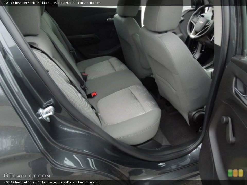 Jet Black/Dark Titanium Interior Rear Seat for the 2013 Chevrolet Sonic LS Hatch #76969165