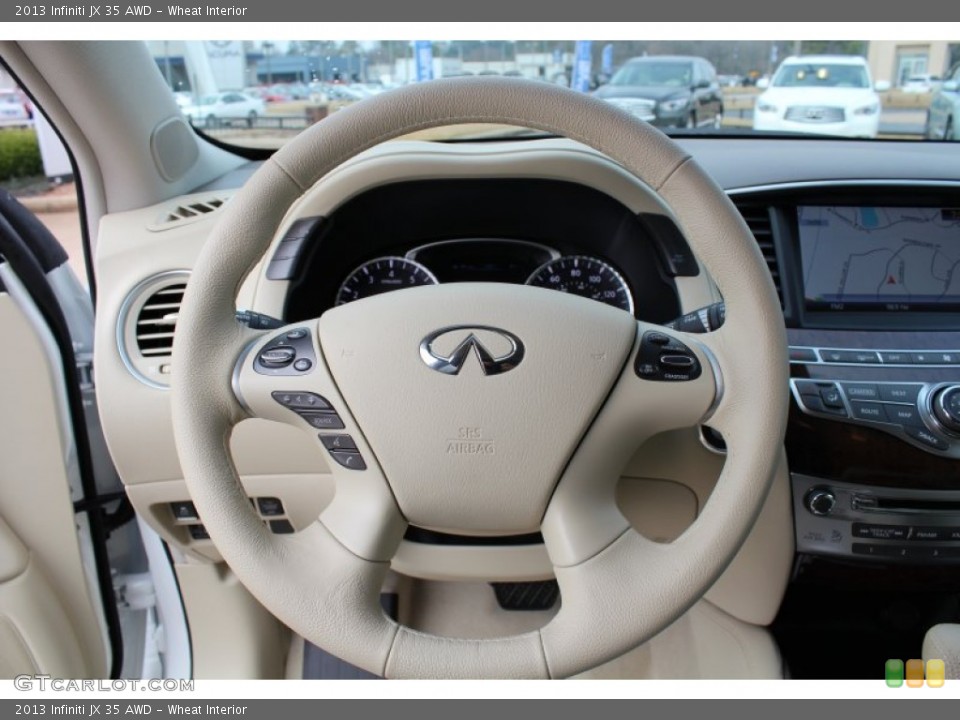 Wheat Interior Steering Wheel for the 2013 Infiniti JX 35 AWD #76969904