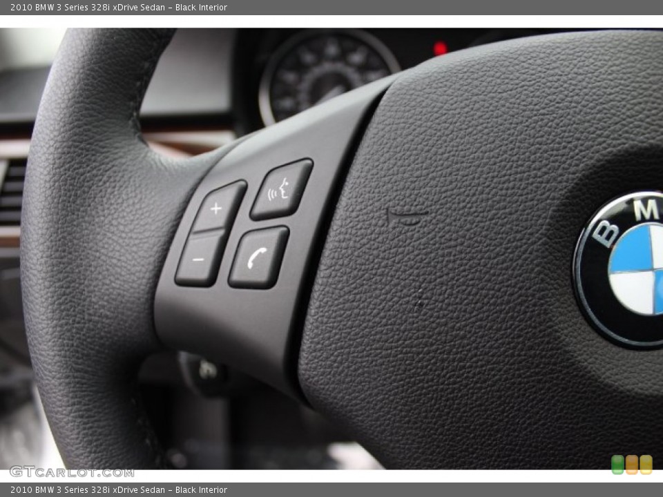 Black Interior Controls for the 2010 BMW 3 Series 328i xDrive Sedan #76969940