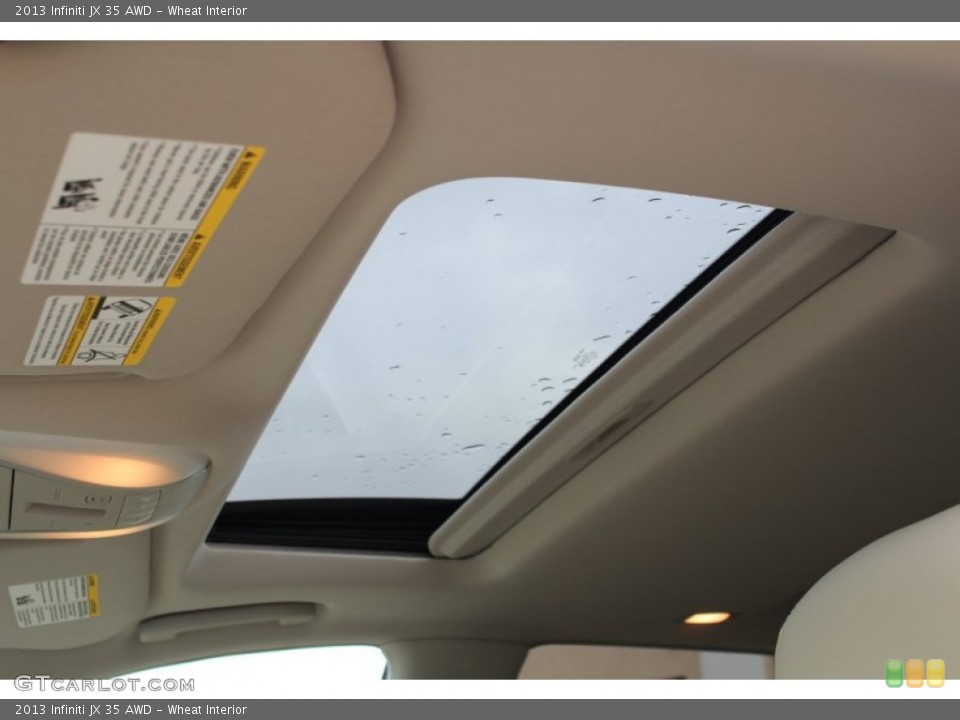 Wheat Interior Sunroof for the 2013 Infiniti JX 35 AWD #76970221