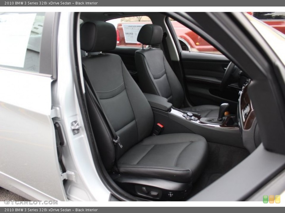 Black Interior Front Seat for the 2010 BMW 3 Series 328i xDrive Sedan #76970269