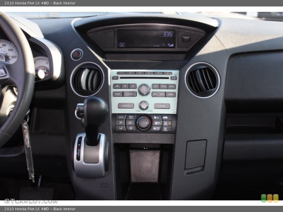 Black Interior Controls for the 2010 Honda Pilot LX 4WD #76970305