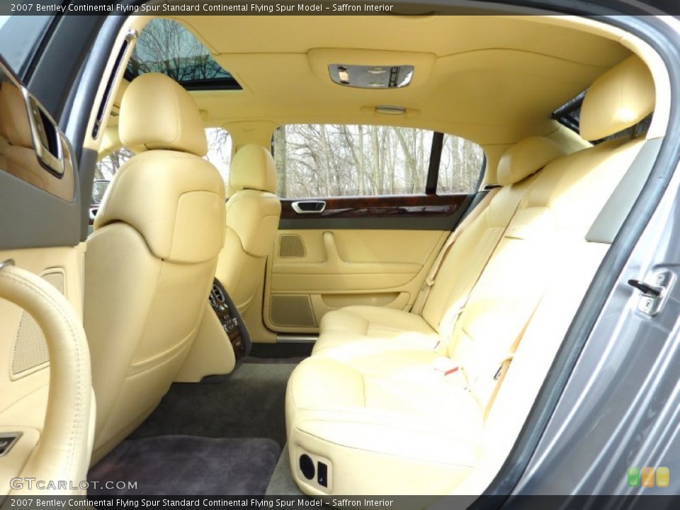 Saffron Interior Rear Seat for the 2007 Bentley Continental Flying Spur  #76970626