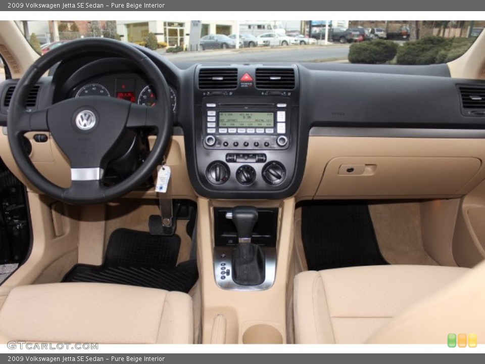 Pure Beige Interior Dashboard For The 2009 Volkswagen Jetta
