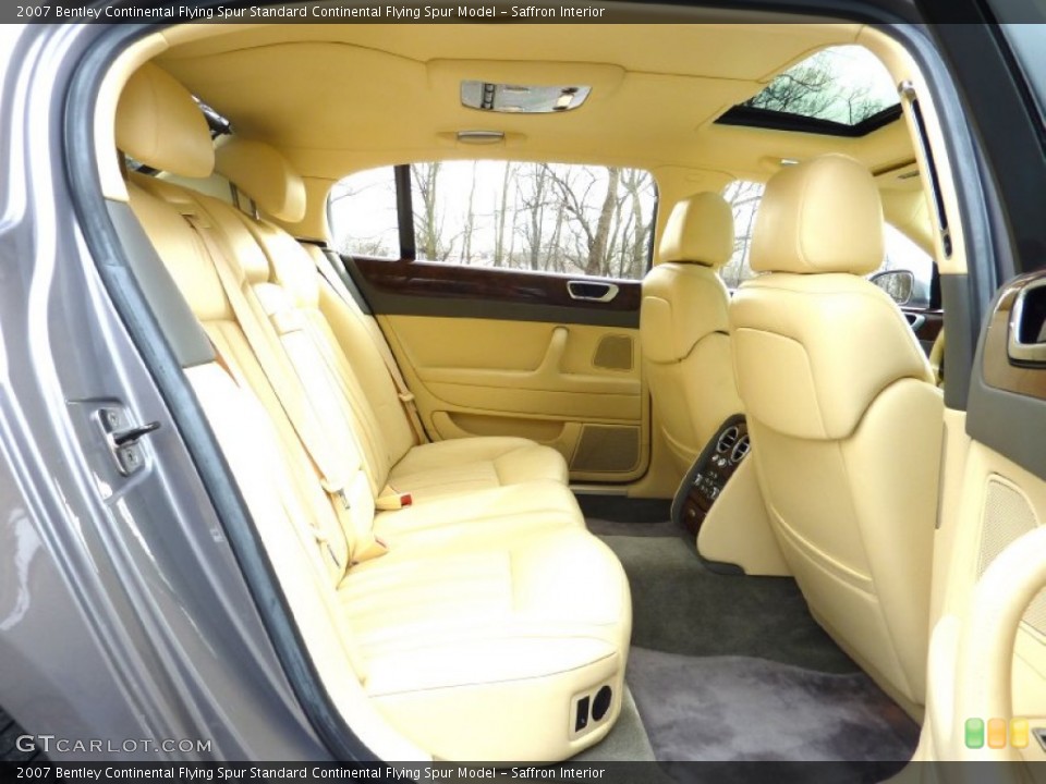 Saffron Interior Rear Seat for the 2007 Bentley Continental Flying Spur  #76970680