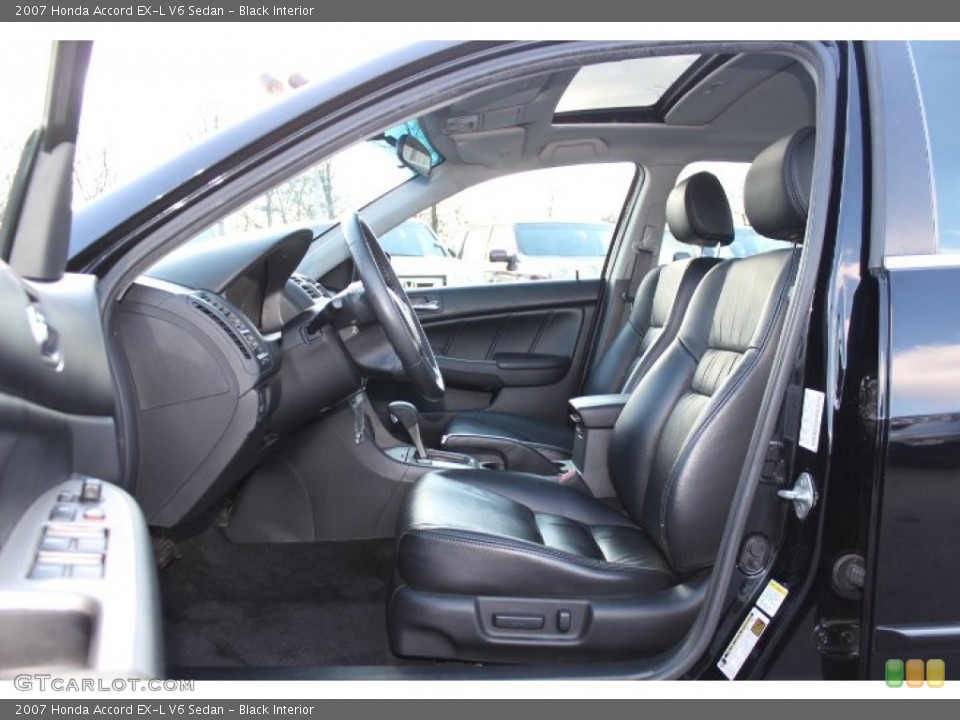 Black Interior Photo for the 2007 Honda Accord EX-L V6 Sedan #76970842