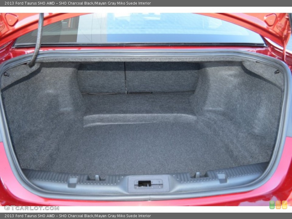 SHO Charcoal Black/Mayan Gray Miko Suede Interior Trunk for the 2013 Ford Taurus SHO AWD #76971415