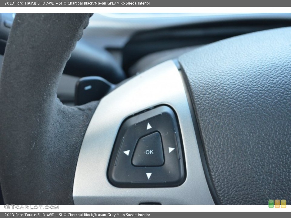 SHO Charcoal Black/Mayan Gray Miko Suede Interior Controls for the 2013 Ford Taurus SHO AWD #76971784