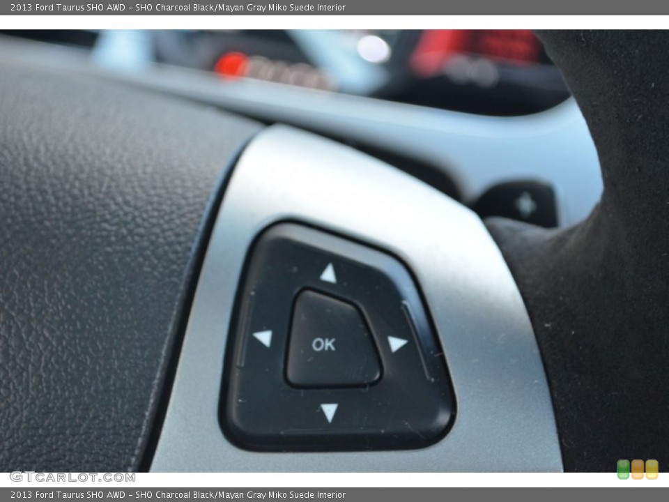 SHO Charcoal Black/Mayan Gray Miko Suede Interior Controls for the 2013 Ford Taurus SHO AWD #76971829