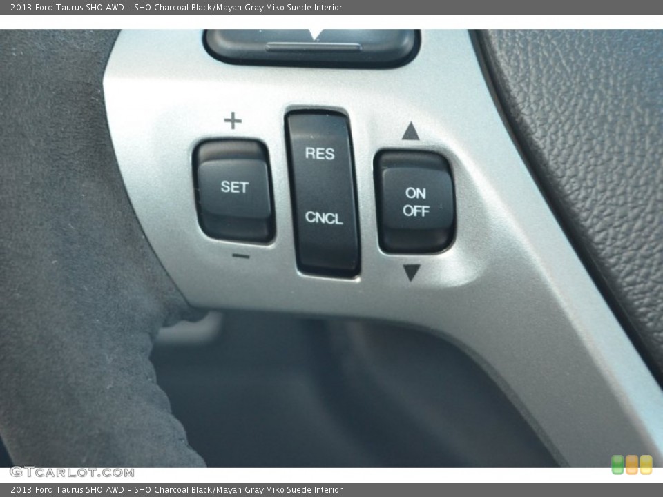 SHO Charcoal Black/Mayan Gray Miko Suede Interior Controls for the 2013 Ford Taurus SHO AWD #76971896