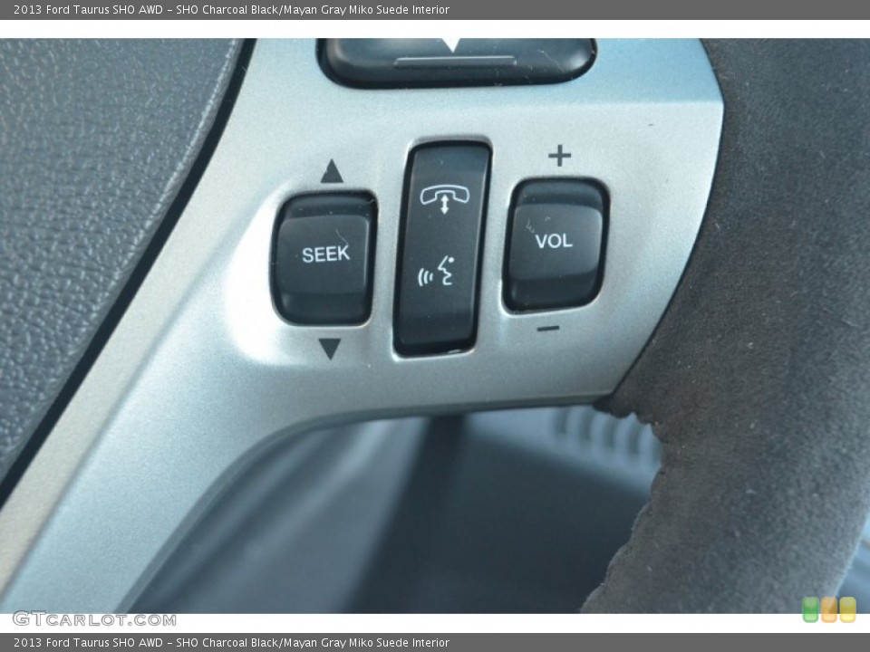 SHO Charcoal Black/Mayan Gray Miko Suede Interior Controls for the 2013 Ford Taurus SHO AWD #76971921