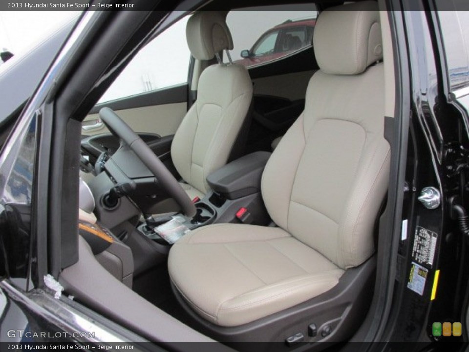 Beige Interior Photo for the 2013 Hyundai Santa Fe Sport #76971994