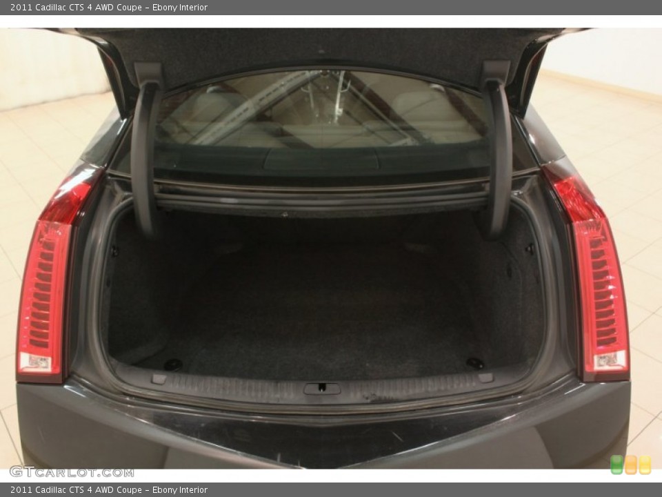 Ebony Interior Trunk for the 2011 Cadillac CTS 4 AWD Coupe #76972206