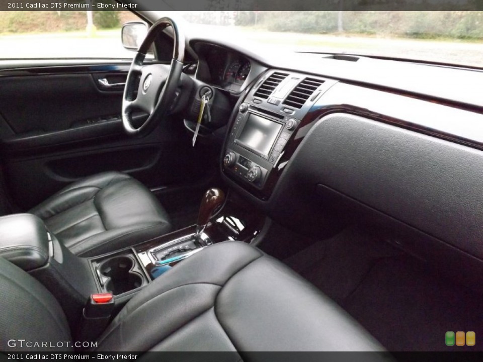 Ebony Interior Dashboard for the 2011 Cadillac DTS Premium #76972504