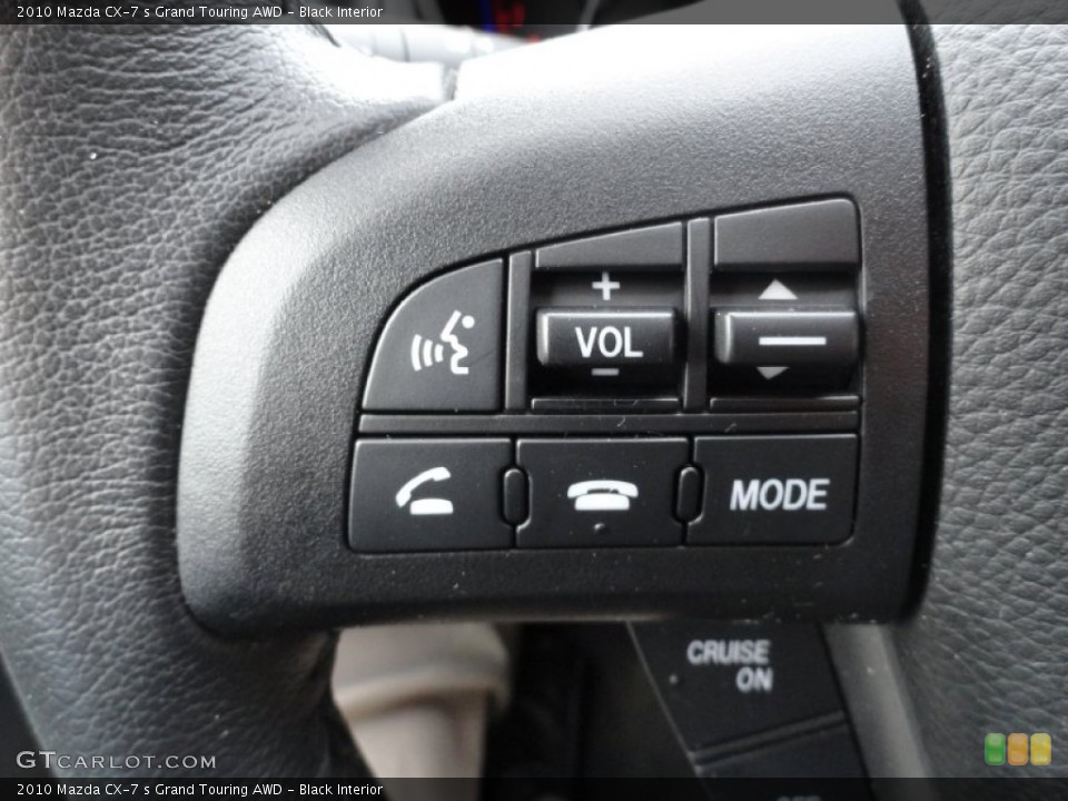 Black Interior Controls for the 2010 Mazda CX-7 s Grand Touring AWD #76972884