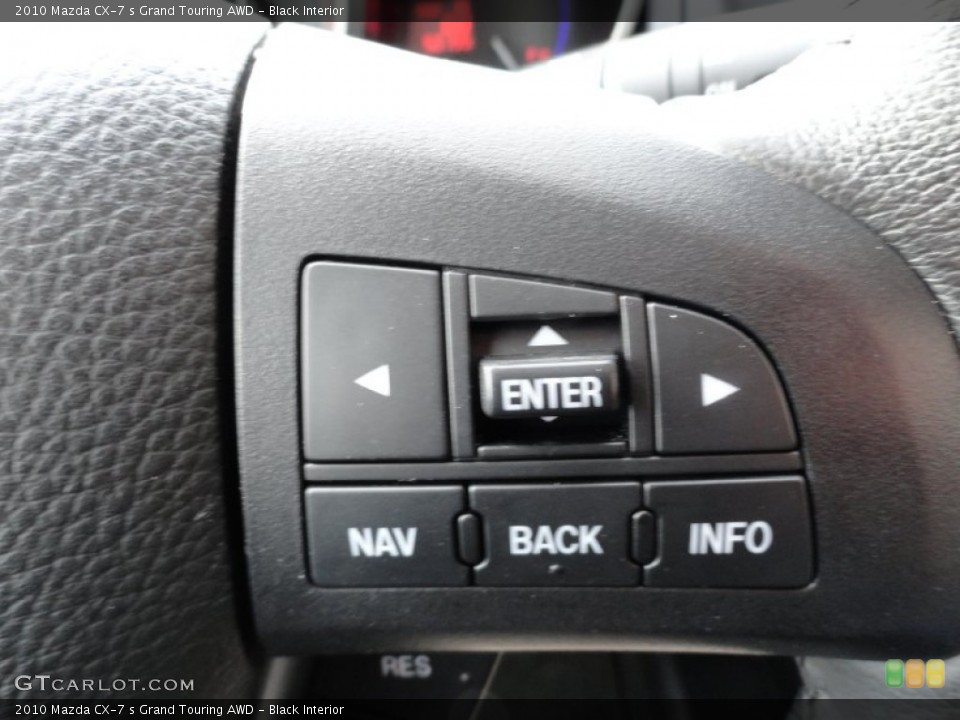 Black Interior Controls for the 2010 Mazda CX-7 s Grand Touring AWD #76972900