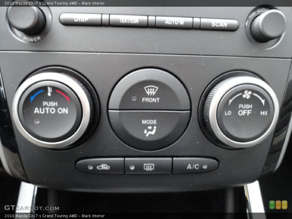 Black Interior Controls for the 2010 Mazda CX-7 s Grand Touring AWD #76973179