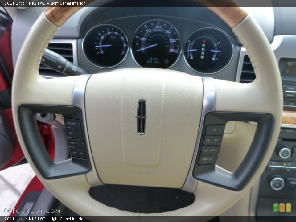 Light Camel Interior Steering Wheel for the 2011 Lincoln MKZ FWD #76973450