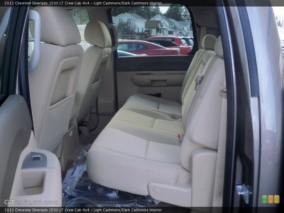 Light Cashmere/Dark Cashmere Interior Rear Seat for the 2013 Chevrolet Silverado 1500 LT Crew Cab 4x4 #76973671