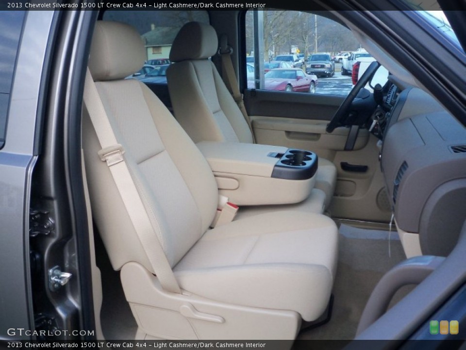 Light Cashmere/Dark Cashmere Interior Front Seat for the 2013 Chevrolet Silverado 1500 LT Crew Cab 4x4 #76973728