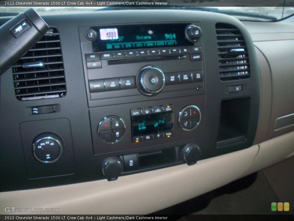 Light Cashmere/Dark Cashmere Interior Controls for the 2013 Chevrolet Silverado 1500 LT Crew Cab 4x4 #76973890
