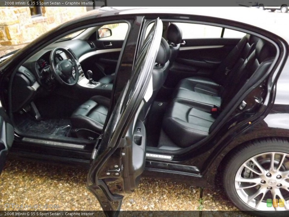 Graphite Interior Photo for the 2008 Infiniti G 35 S Sport Sedan #76974093