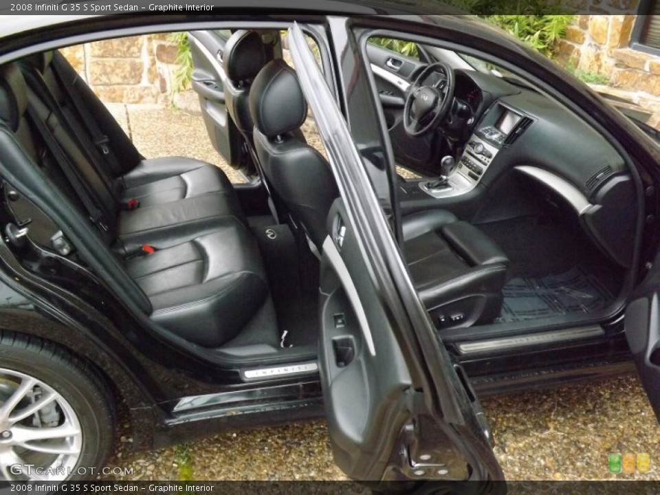 Graphite Interior Photo for the 2008 Infiniti G 35 S Sport Sedan #76974124