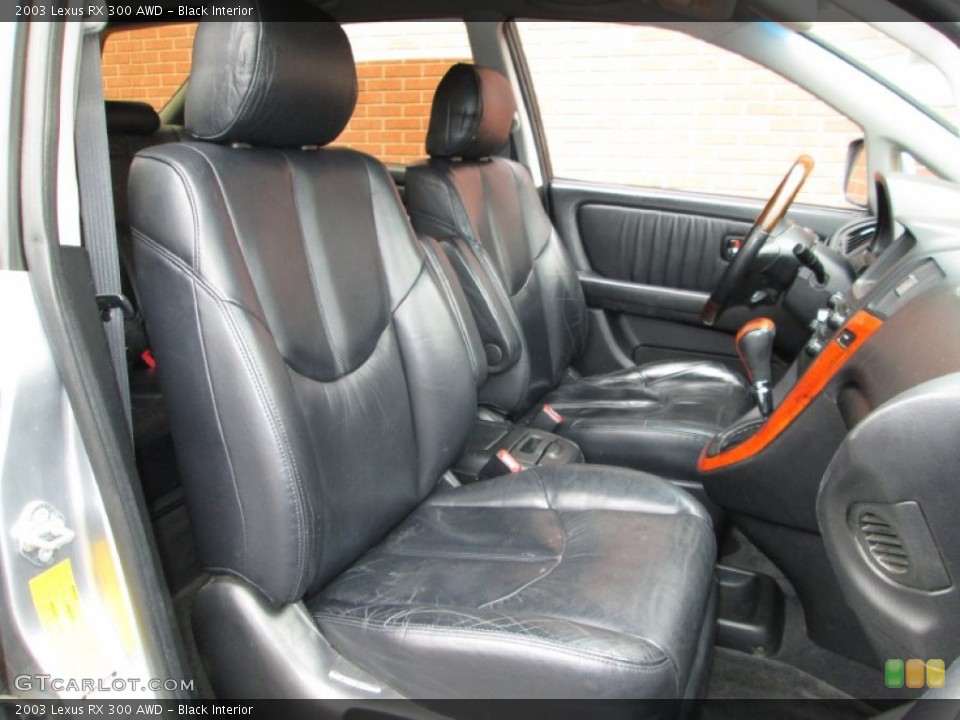 Black Interior Front Seat for the 2003 Lexus RX 300 AWD #76974259
