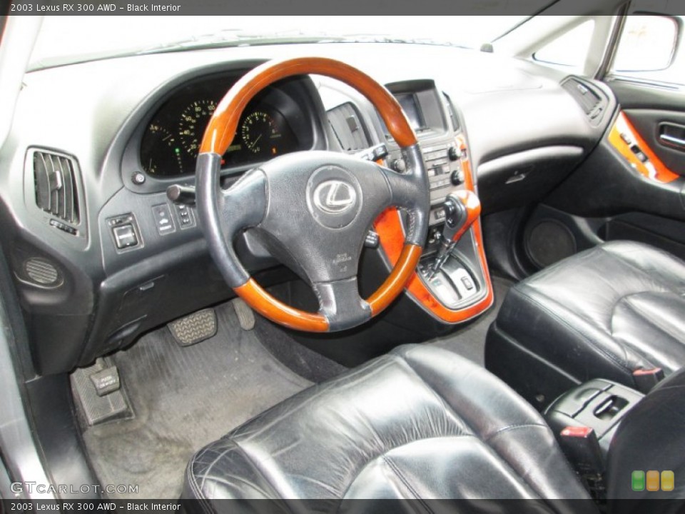 Black 2003 Lexus RX Interiors