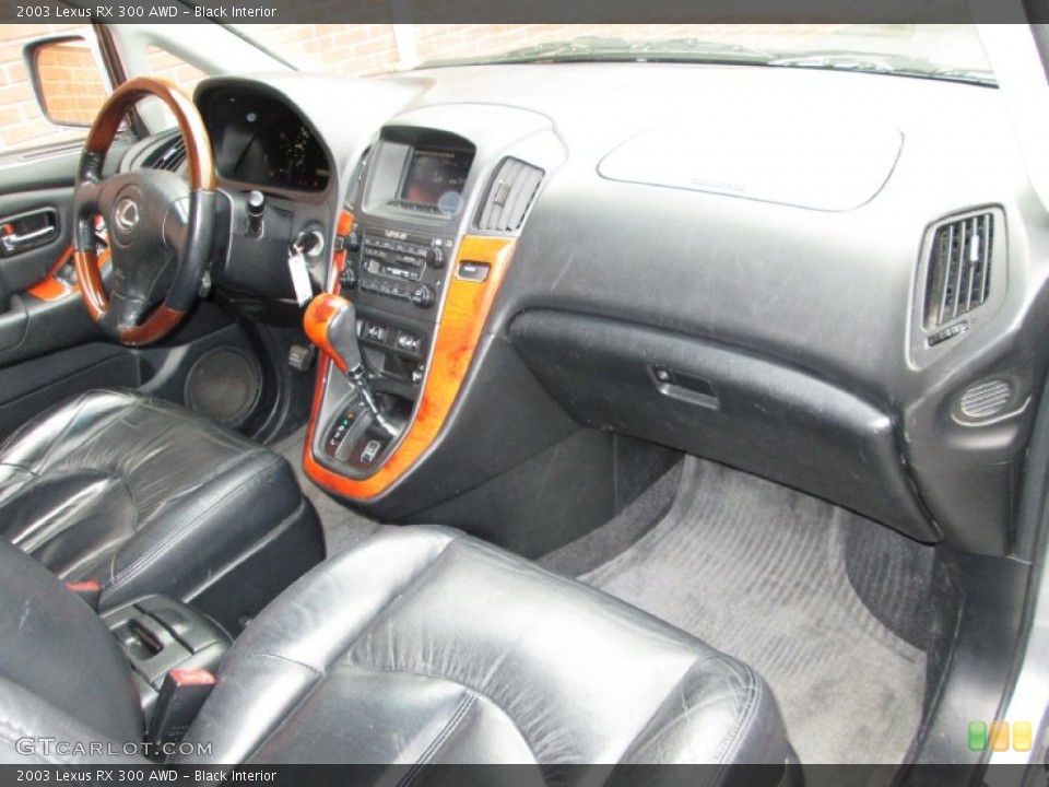 Black Interior Dashboard for the 2003 Lexus RX 300 AWD #76974316