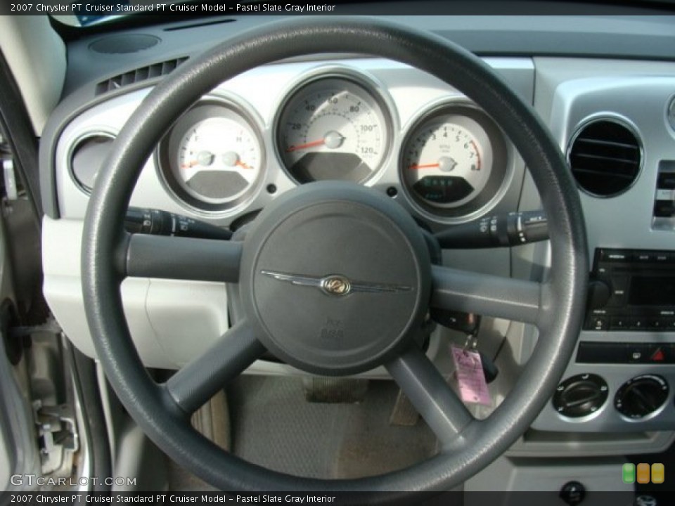 Pastel Slate Gray Interior Steering Wheel for the 2007 Chrysler PT Cruiser  #76974391