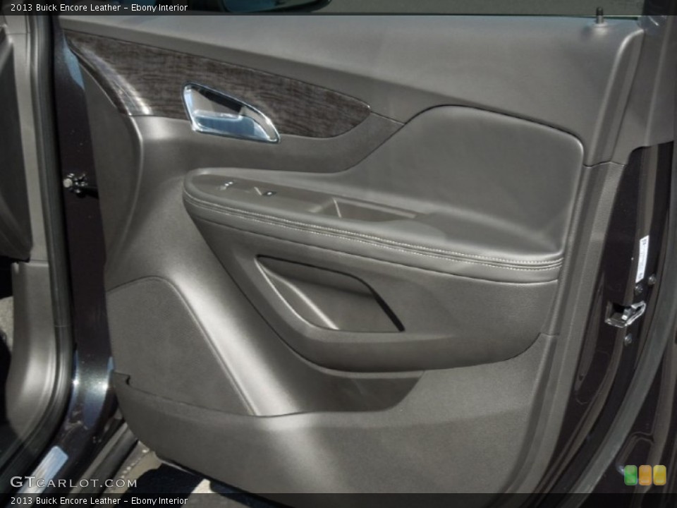 Ebony Interior Door Panel for the 2013 Buick Encore Leather #76974580