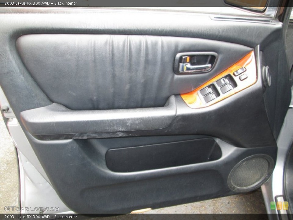 Black Interior Door Panel for the 2003 Lexus RX 300 AWD #76974634