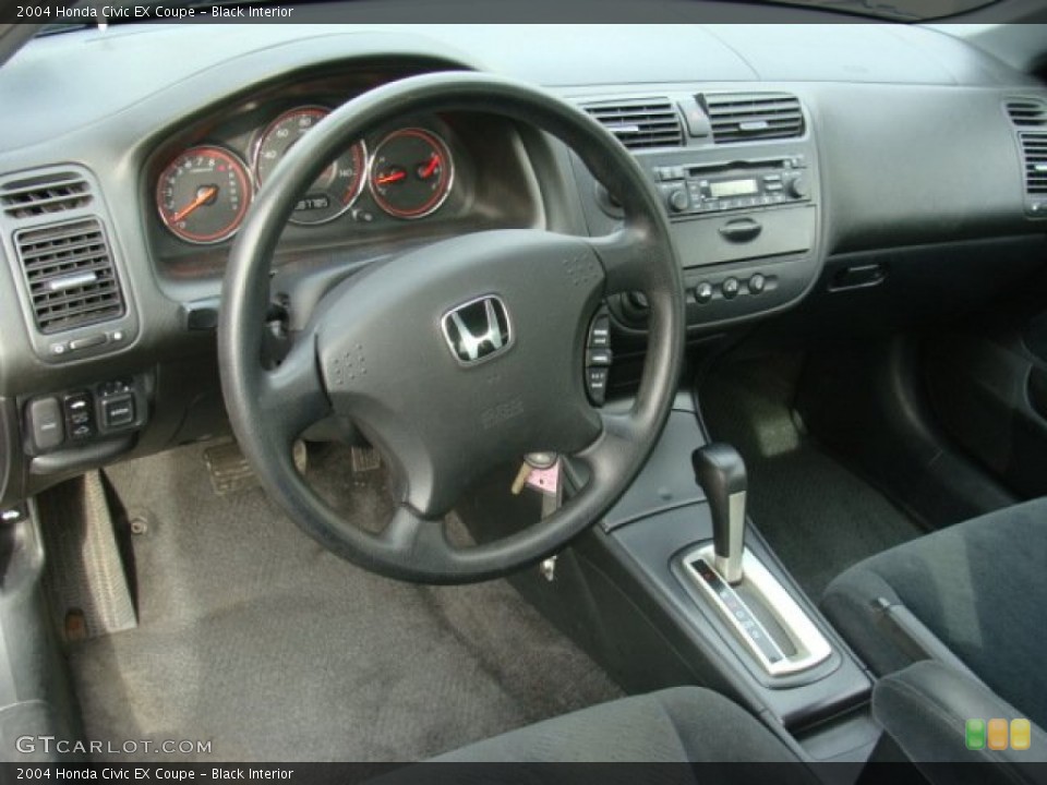 Black Interior Photo for the 2004 Honda Civic EX Coupe #76974919