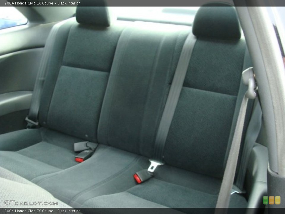 Black Interior Rear Seat for the 2004 Honda Civic EX Coupe #76975084