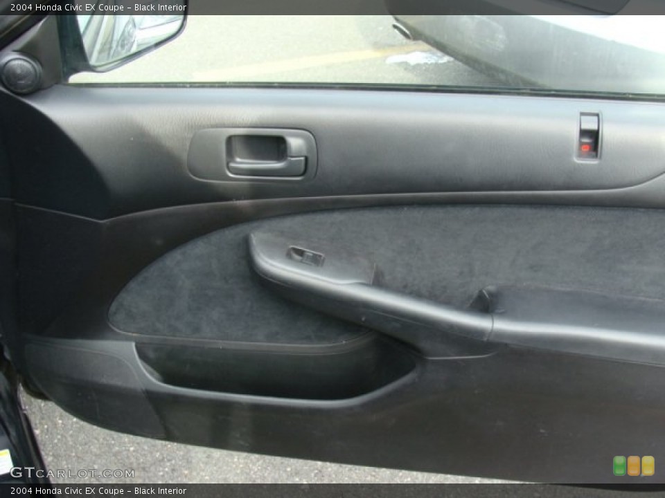 Black Interior Door Panel for the 2004 Honda Civic EX Coupe #76975139