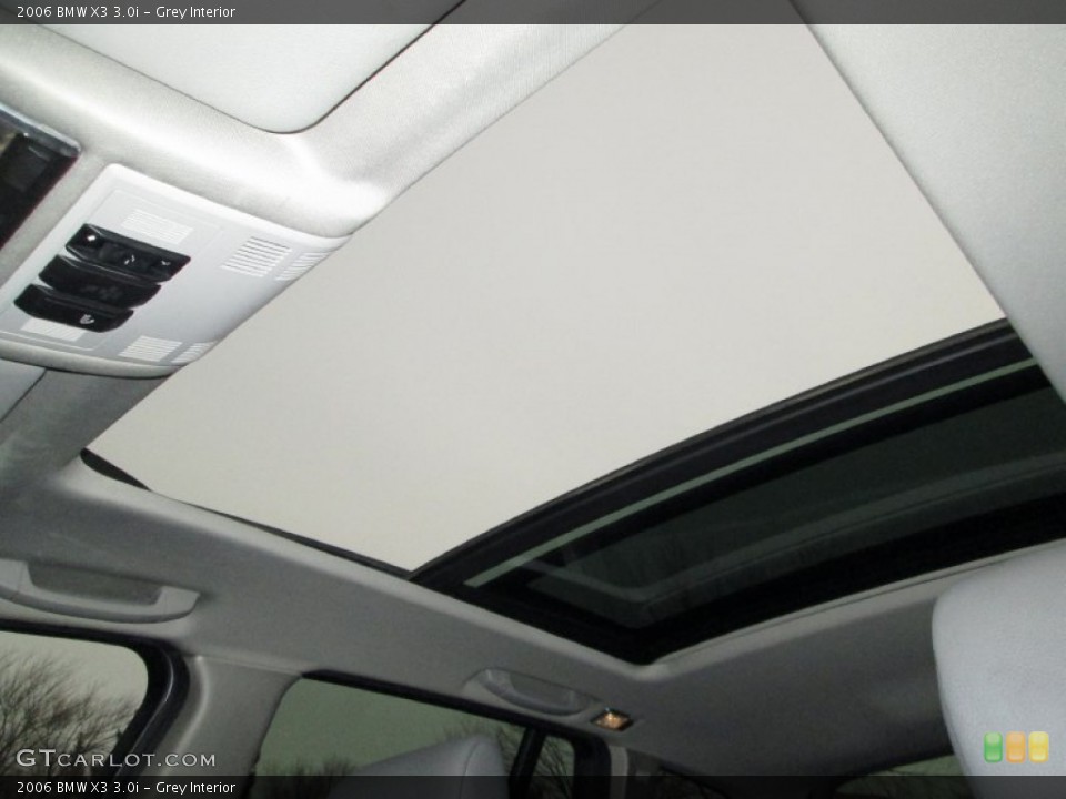 Grey Interior Sunroof for the 2006 BMW X3 3.0i #76977041