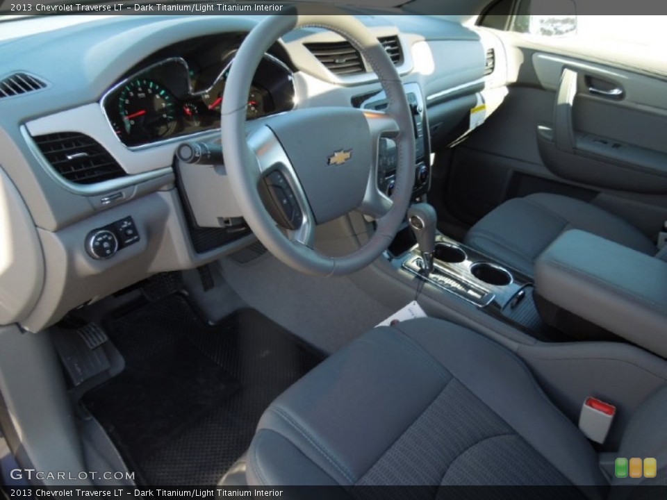 Dark Titanium/Light Titanium Interior Prime Interior for the 2013 Chevrolet Traverse LT #76977166