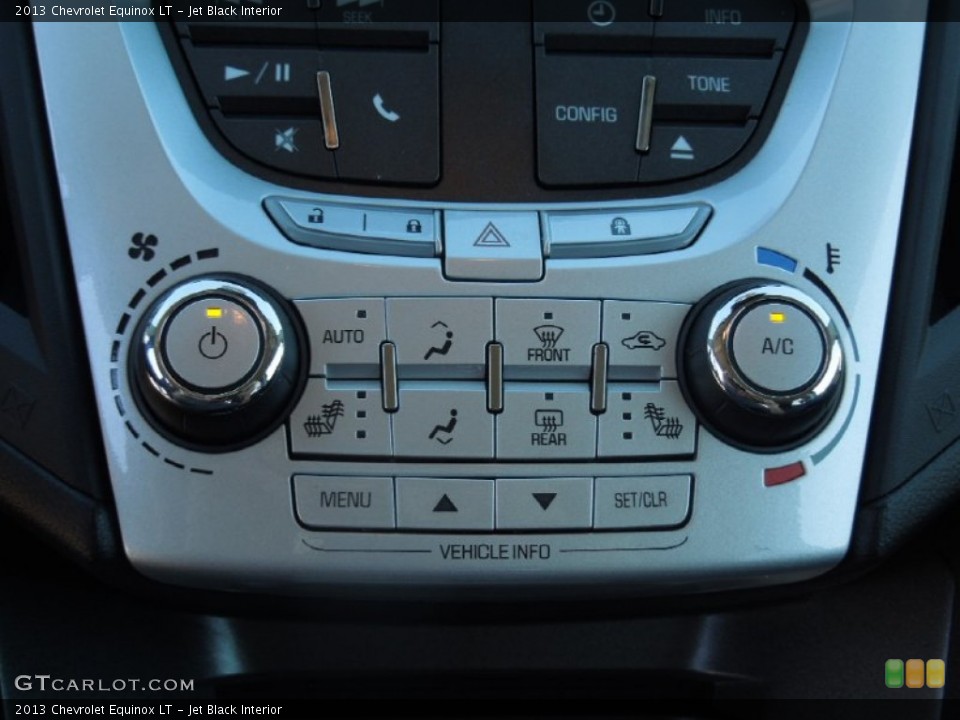 Jet Black Interior Controls for the 2013 Chevrolet Equinox LT #76977382