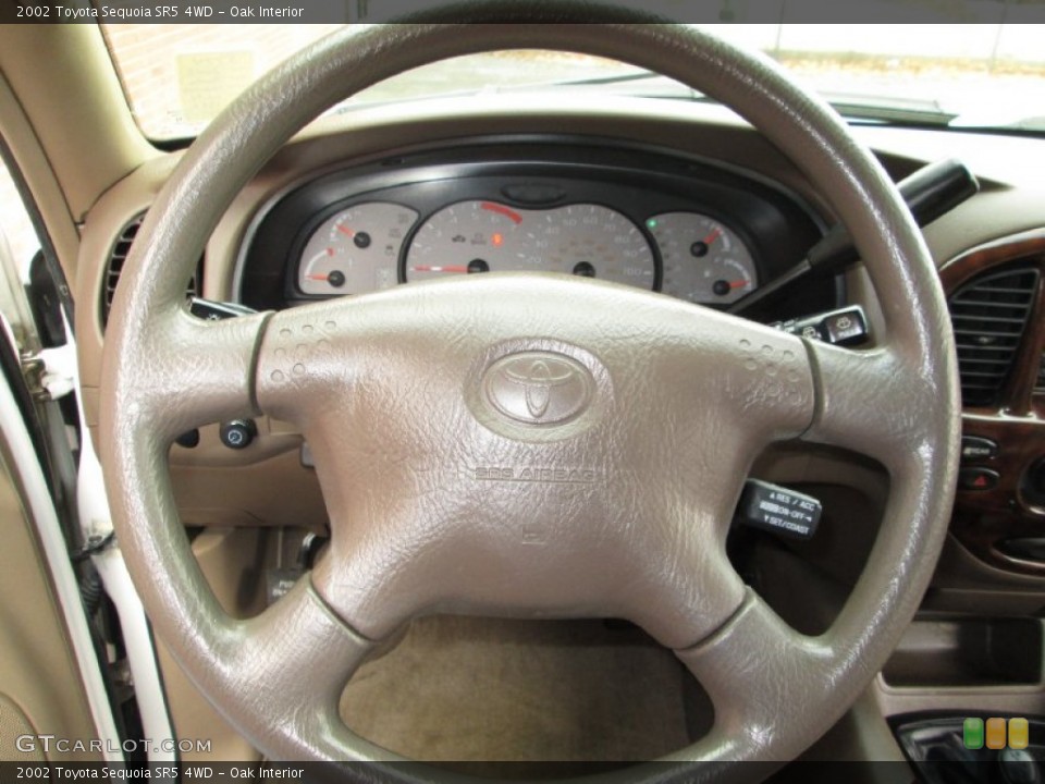 Oak Interior Steering Wheel for the 2002 Toyota Sequoia SR5 4WD #76977736