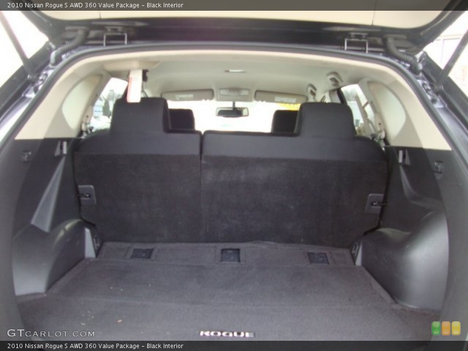 Black Interior Trunk for the 2010 Nissan Rogue S AWD 360 Value Package #76977744