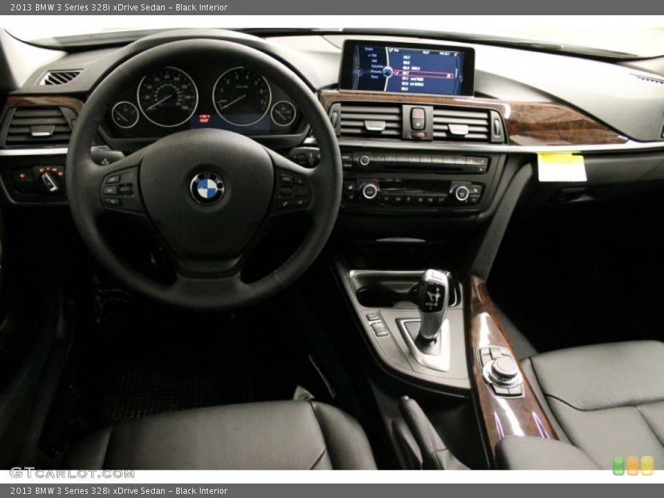 Black Interior Dashboard for the 2013 BMW 3 Series 328i xDrive Sedan #76978180