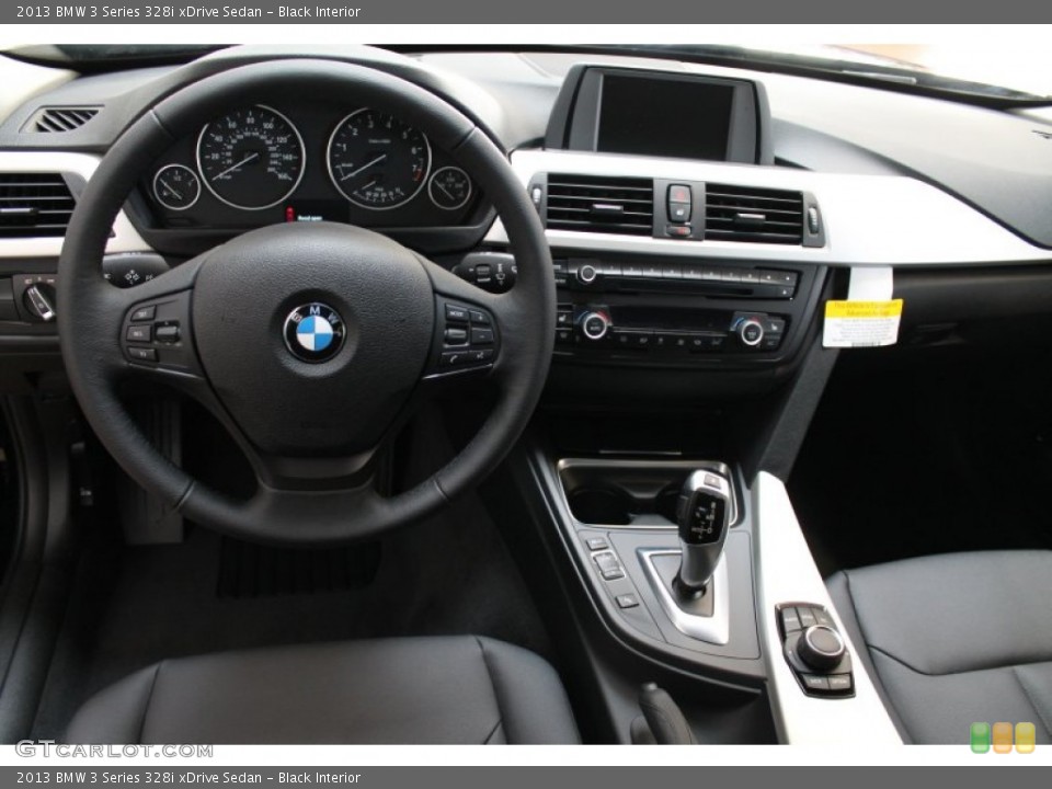 Black Interior Dashboard for the 2013 BMW 3 Series 328i xDrive Sedan #76978441