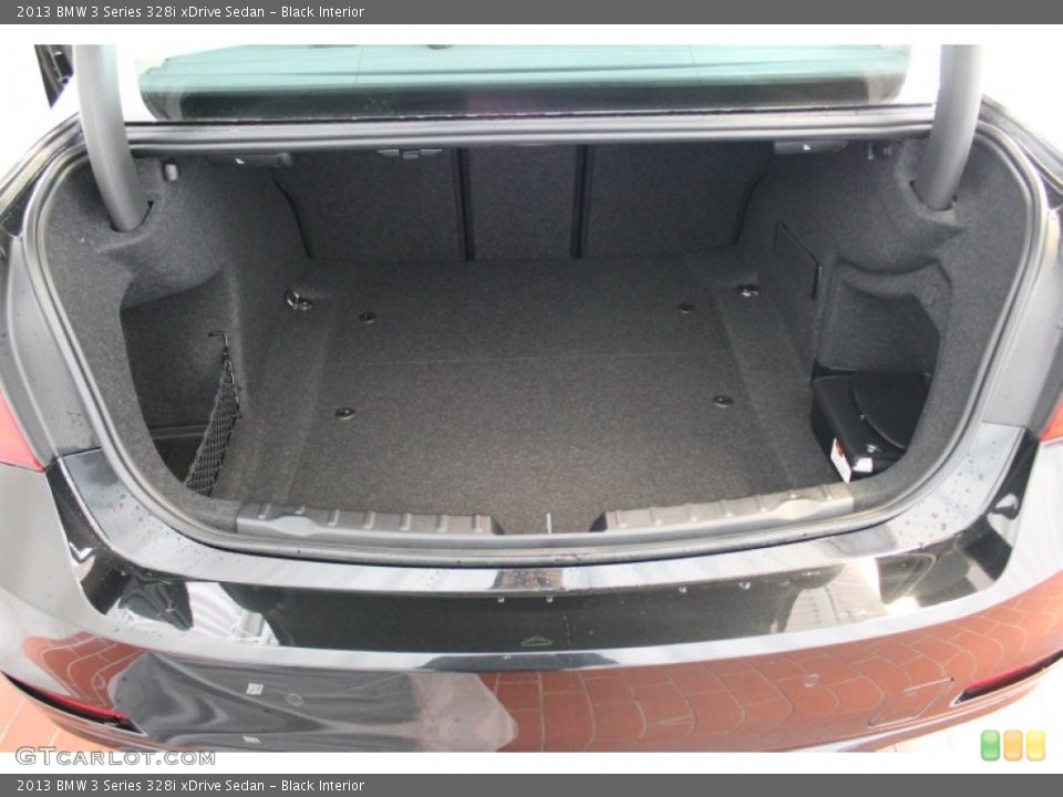 Black Interior Trunk for the 2013 BMW 3 Series 328i xDrive Sedan #76978516