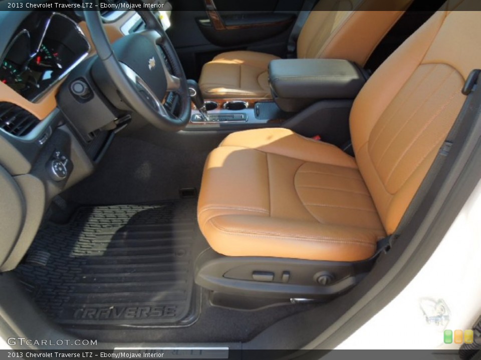 Ebony/Mojave Interior Front Seat for the 2013 Chevrolet Traverse LTZ #76978561